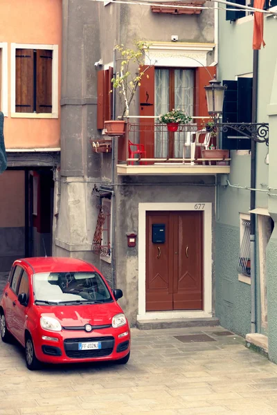 Chioggia Italy August 2018 Province Venice Car Parked City Street — Stock Photo, Image