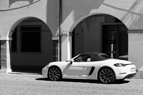 Montagnana Italy August 2018 Beautiful Car Parked City Street — Stock Photo, Image