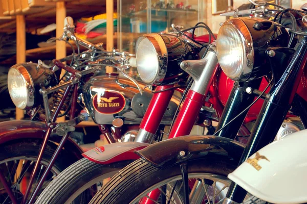 Montagnana Italia Agosto 2018 Colección Vintage Motocicletas Retro — Foto de Stock