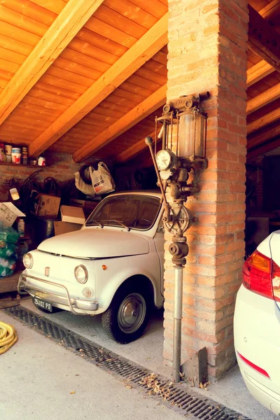 Монтаньяна Італія Серпня 2018 Ретро Автомобіля Fiat 600 1955 Реліз — стокове фото