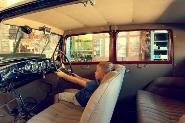 Montagnana Italia Agosto 2018 Coche Retro Por Lancia Augusto 1933 — Foto de Stock