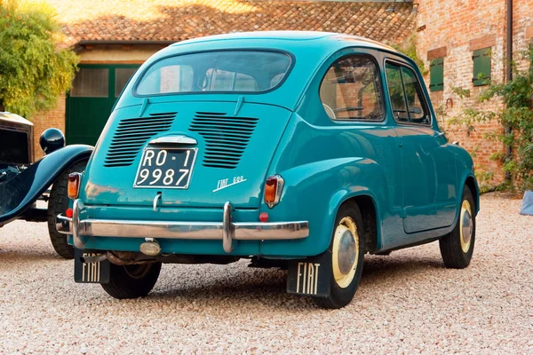 Montagnana Italien August 2018 Retro Car Fiat 600 1955 Freigabe — Stockfoto