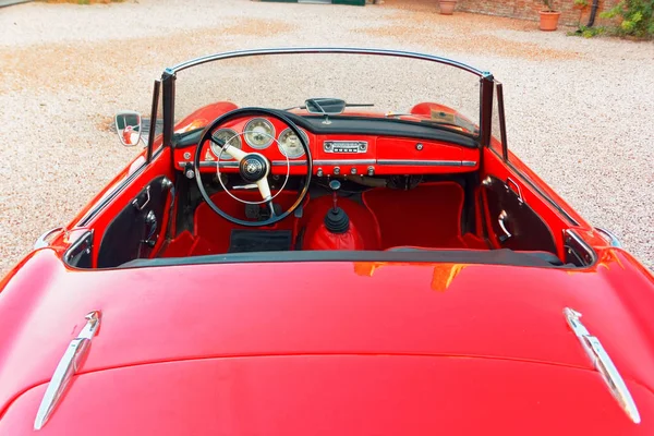 Montagnana Italia Agosto 2018 Alfa Romeo Convertible 1961 Ode Release — Foto de Stock