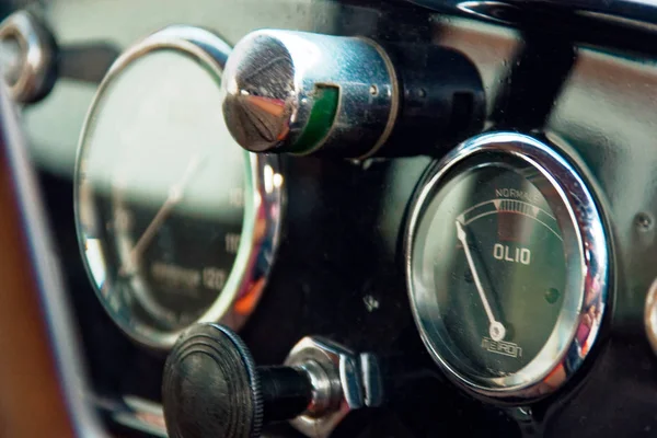 Montagnana Italia Agosto 2018 Coche Retro Por Lancia Augusto 1933 — Foto de Stock