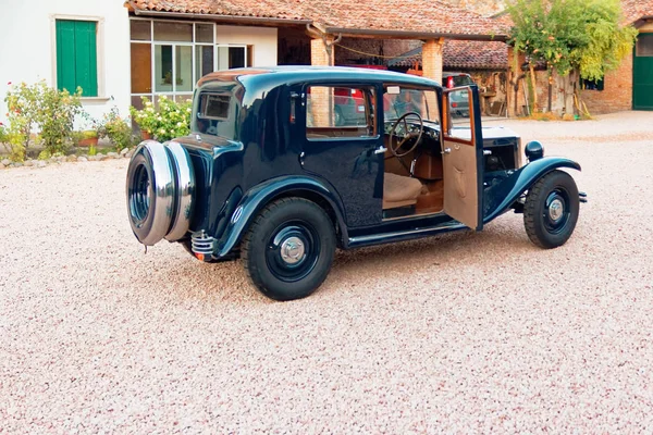 Montagnana Italia Agosto 2018 Coche Retro Por Lancia Augusto 1933 — Foto de Stock