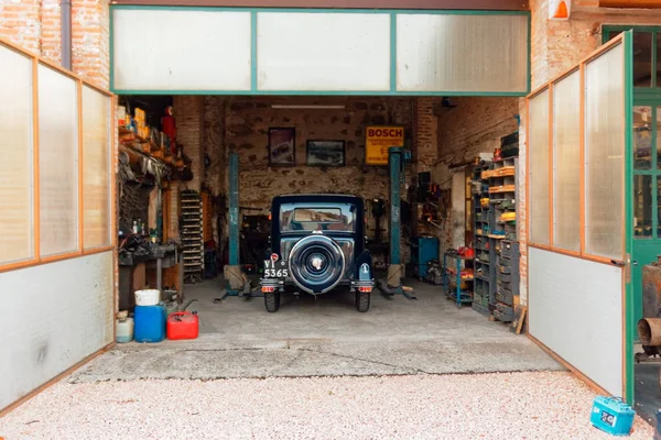 Montagnana Itália Agosto 2018 Carro Retro Lancia Augusto 1933 Data — Fotografia de Stock