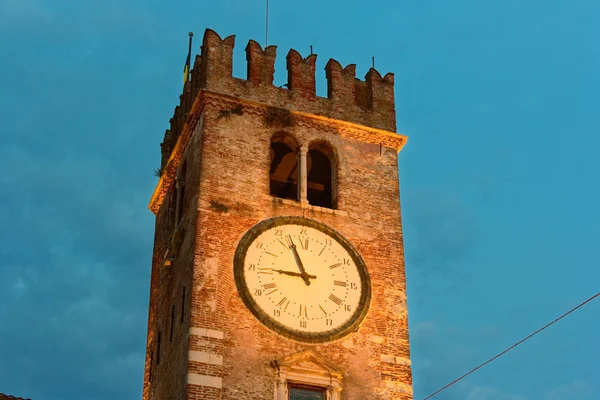 Verona Itália Agosto 2018 Village Colonia Veneto Bela Rua Com — Fotografia de Stock