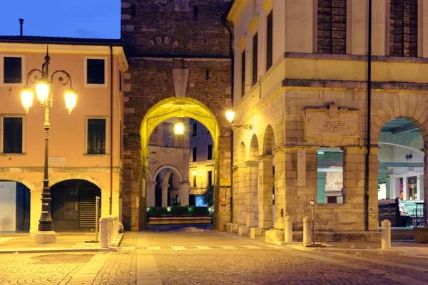 Verona Italia Agosto 2018 Pueblo Colonia Veneto Hermosa Calle Con — Foto de Stock