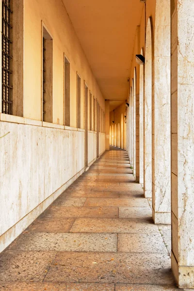 Treviso Italië Augustus 2018 Getoogd Structuren Oude Gebouwen Van Stad — Stockfoto