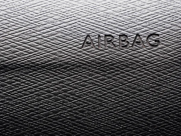 Sign Airbag Gray Panel Cars — Stock Photo, Image