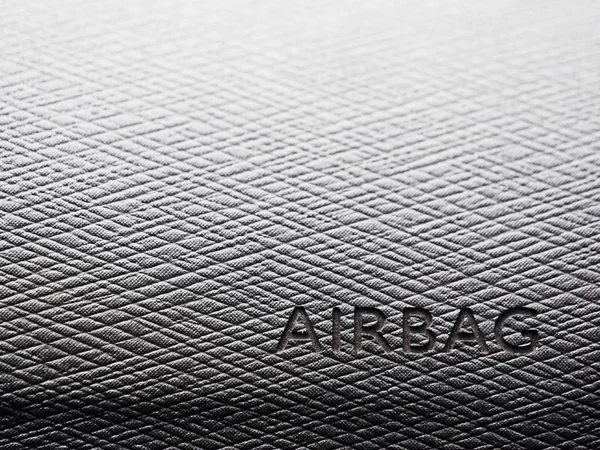 Sign Airbag Gray Panel Cars — Stock Photo, Image