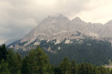 Misurina Dağı yakınlarındaki güzel Dolomite Dağları