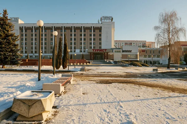 Homel Wit Rusland November 2018 Hotel Tourist Sovetskaya Street — Stockfoto