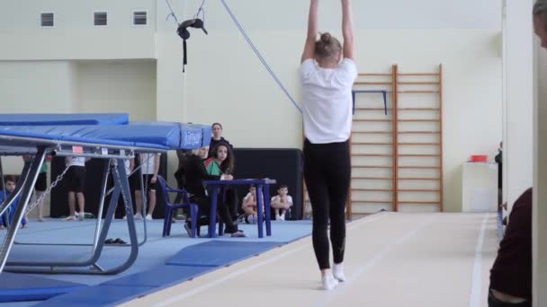 Gomel Belarus November 2018 Surrender Standards Freestyle Sports Category Athletes — Stock Video