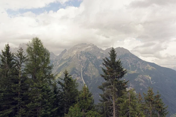 Auronzo Cadore Itálie Panoramatický Pohled Vrcholu Hory — Stock fotografie