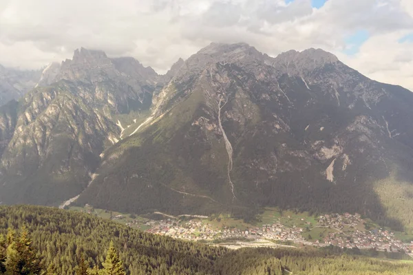 Auronzo Cadore Italy Panoramic View Top Mountain — Stock Photo, Image