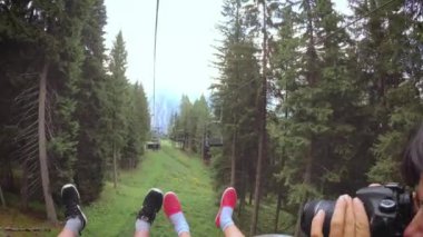 Auronzo di Cadore, İtalya: yaz aylarında dağ Asansör.