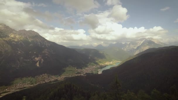 Auronzo Cadore Italy Mountain Lift Summer — Stock Video