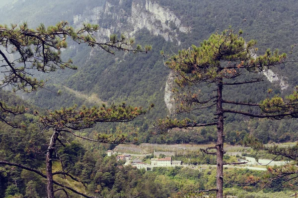 Horská Krajina Poblíž Vesnice Perarollo Cadore — Stock fotografie