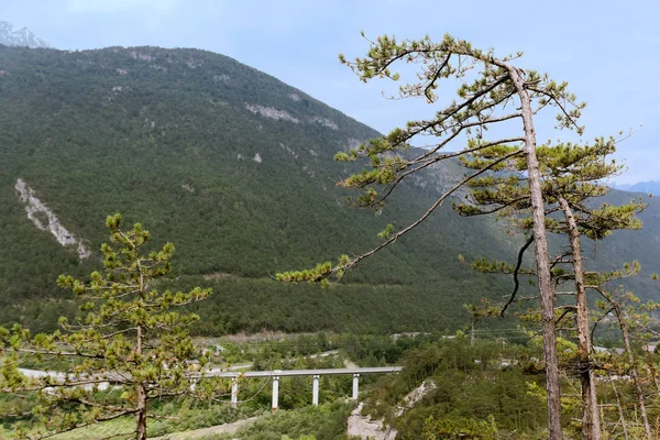 Berglandschap Buurt Van Het Dorp Van Perarollo Cadore — Stockfoto