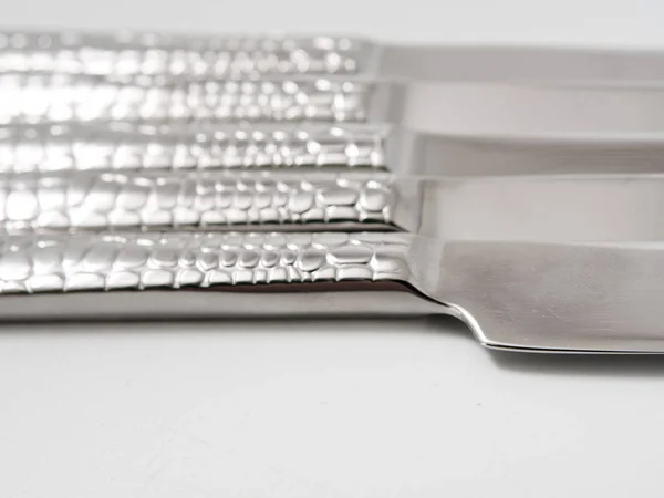 Çatal Çatal Bıçak Izole Kaşık Set — Stok fotoğraf