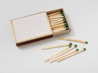 Güvenlik üzerinde beyaz izole maçlar