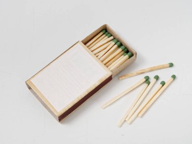 Güvenlik üzerinde beyaz izole maçlar