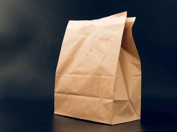 Упаковка Паперового Мішка Їжі Фаст Фуд Вами — стокове фото