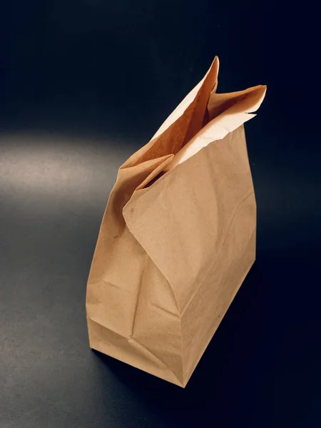 Emballage Sac Papier Pour Nourriture Fast Food Avec Vous — Photo