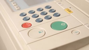 Modern dijital yazıcıda bir kopya merkezinin ayrıntılarını