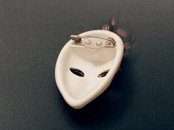 Gomel Weißrussland Februar 2019 Venezianische Masken Aus Keramik Miniatur — Stockfoto