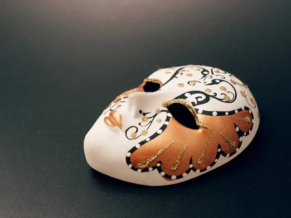 Gomel Belarus February 2019 Venetian Masks Ceramics Miniature — Stock Photo, Image