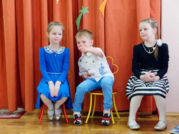 Homel Wit Rusland Februari 2019 Matinee Kleuterschool Gewijd Aan Dag — Stockfoto