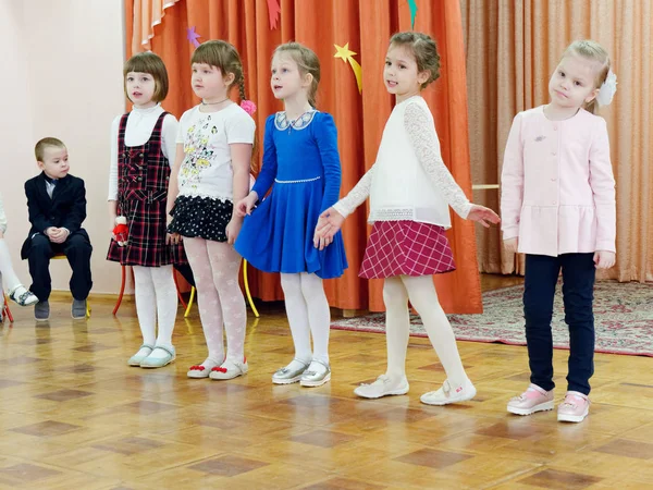 Homel Wit Rusland Februari 2019 Matinee Kleuterschool Gewijd Aan Dag — Stockfoto