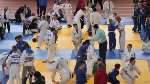 Gomel Weißrussland März 2019 Internationales Pride Cup Turnier Judo — Stockvideo