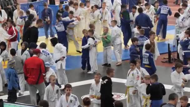 Gomel Belarus Mart 2019 Uluslararası Gurur Kupası Judo Turnuvasında — Stok video