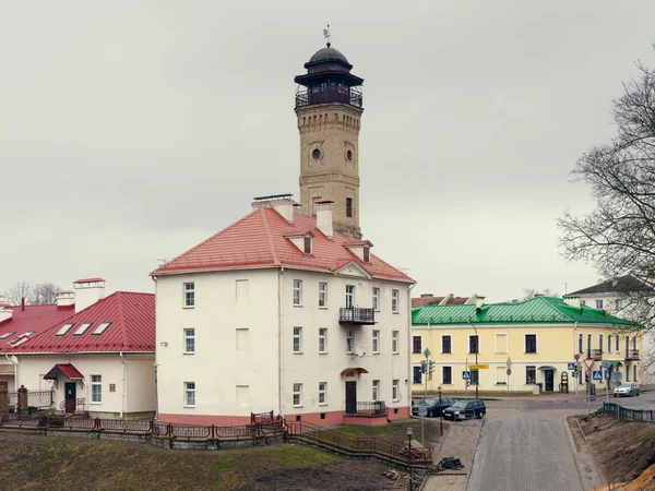 Grodno, Bělorusko - 18. března 2019: Krásná budova v městě Grodno.. — Stock fotografie