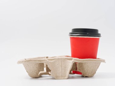 hızlı gıda için konteyner. Kağıt içecek standı