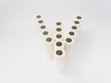 rulo nakit bant. Beyaz arka planda