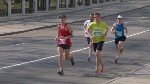 Gomel Białoruś Kwietnia 2019 Ecomarathone 2019 Przeszedł Gomel — Wideo stockowe