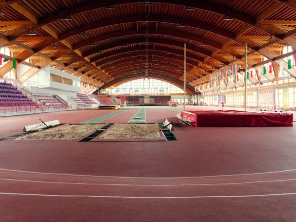 GOMEL, BELARUS - MAY 2, 2019: Palace of Sports in Athletics. — Stock Photo, Image