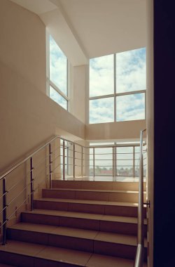 Çok katlı binanın penceresi