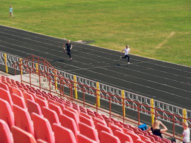 Gomel, Belarus - 25 Mayıs 2019: Özel motor eğitimi için Açık Cumhuriyetçi Serbest Stil Yarışması