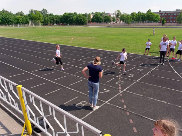 Gomel, Fehéroroszország-május 25, 2019: nyílt köztársasági Freestyle verseny a különleges motoros tréninghez — Stock Fotó