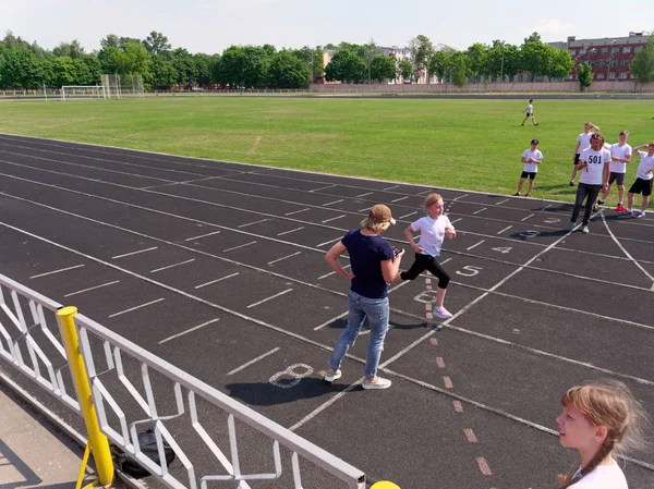 GOMEL, BELARUS - 25 DE MAYO DE 2019: Concurso Republicano Abierto de Freestyle para entrenamiento especial de motor — Foto de Stock