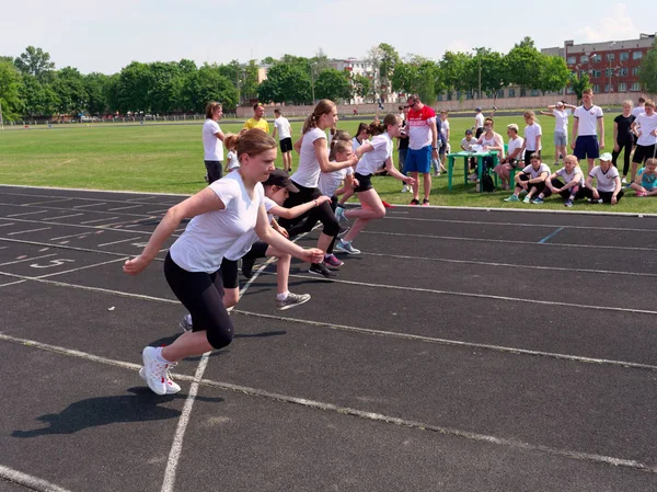 GOMEL, BELARUS - 25 de maio de 2019: Open Republican Freestyle Competition for special motor training — Fotografia de Stock