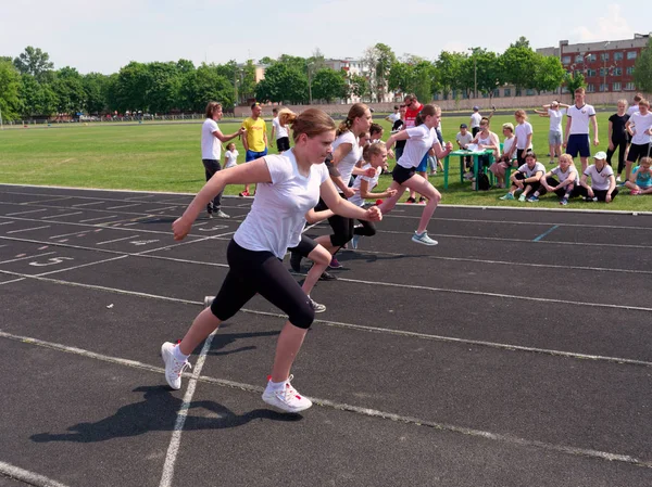 Gomel, Białoruś-25 maja 2019: Open Republikany Freestyle konkurs na specjalne szkolenie motorowe — Zdjęcie stockowe