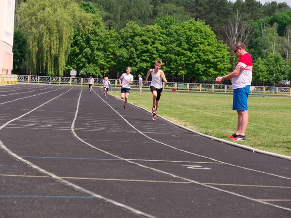 GOMEL, BELARUS - 25 MAGGIO 2019: Open Republican Freestyle Competition per l'allenamento motorio speciale — Foto Stock