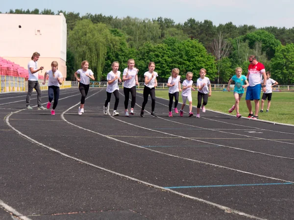 GOMEL, BELARUS - 25 MAGGIO 2019: Open Republican Freestyle Competition per l'allenamento motorio speciale — Foto Stock