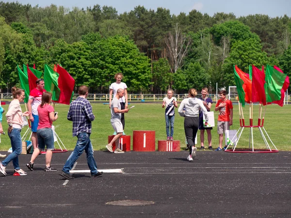 GOMEL, BELARUS - MAY 25, 2019: Open Republican Freestyle Competition for special motor training — Stock Photo, Image